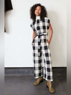 Rujuta Sheth Comfy Jumpsuit in Mono Chex XL